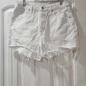 Wild Fable White Frayed Jean Shorts